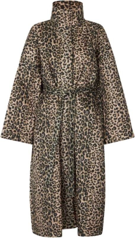 Mads Nørgaard Coole oversized luipaardjas Multicolor Dames
