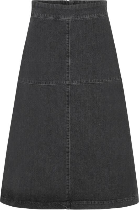 Mads Nørgaard Denim Shirts Zwart Dames