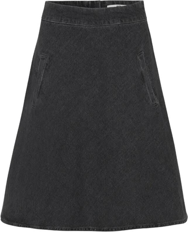 Mads Nørgaard Denim Skirts Zwart Dames