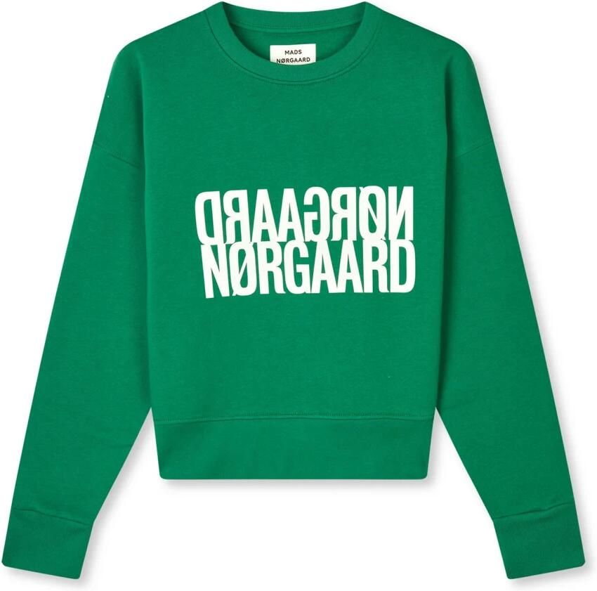 Mads Nørgaard Groene Oversized Sweatshirt Tilvina Stijl Green Dames