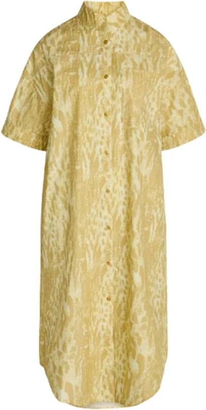 Mads Nørgaard Shirt Dresses Geel Dames