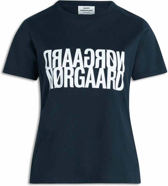 Mads Nørgaard T-Shirt Blauw Dames