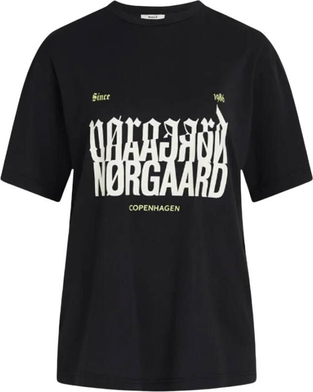 Mads Nørgaard T-Shirts Zwart Dames