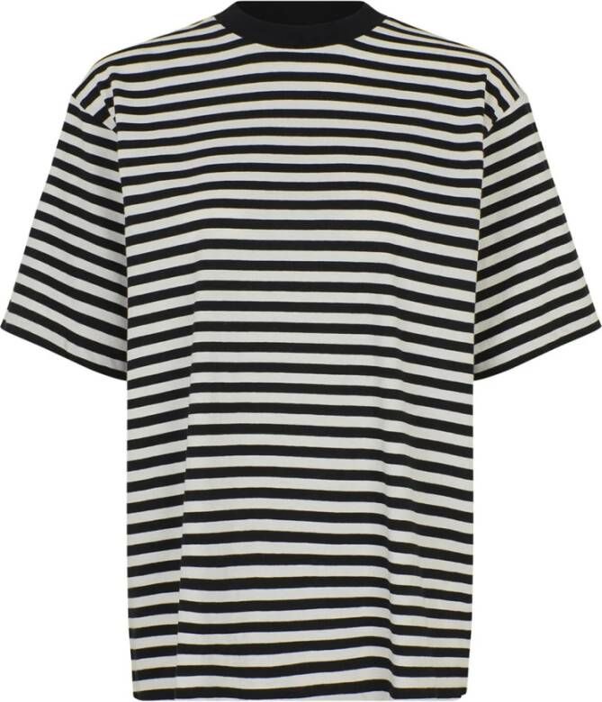 Mads Nørgaard T-Shirts Zwart Dames