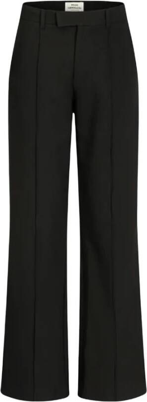 Mads Nørgaard Wide Trousers Zwart Dames