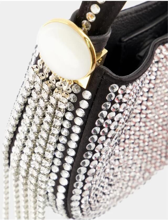Magda Butrym Shoppers Micro Vesna Hobo Bag Black Strass in zwart - Foto 2