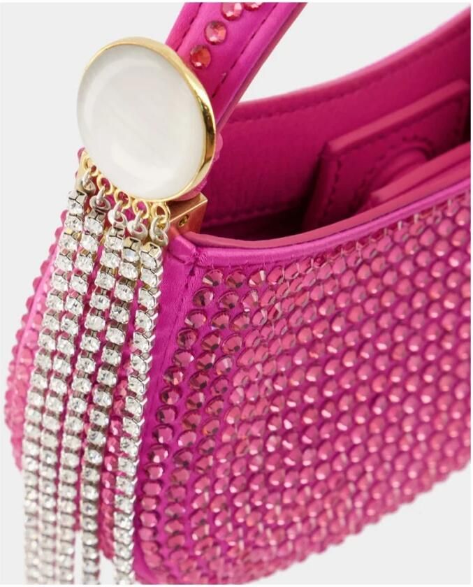 Magda Butrym Hobo bags Micro Vesna Hobo Bag Pink Strass in roze - Foto 2