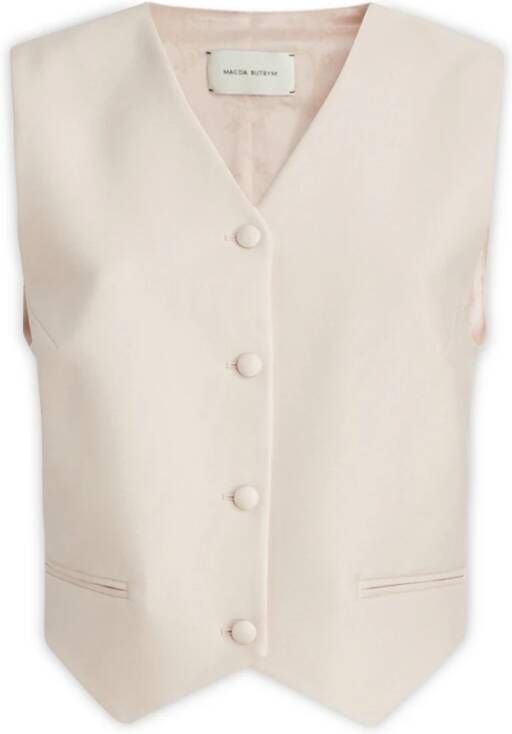 Magda Butrym Vests Beige Dames