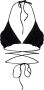 Magda Butrym Zwarte Bloemen Triangle Bikini Aw23 Collectie Zwart Dames - Thumbnail 1