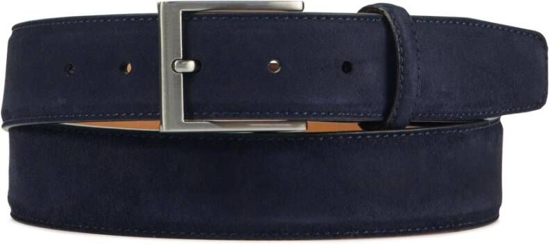 Magnanni Groen Suède Riem Model 1078 Blue Heren