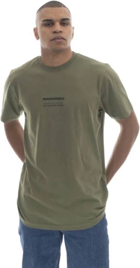 Maharishi T-shirts Groen Heren