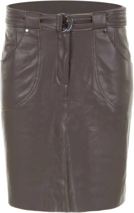 Maicazz Midi-rokken Weasy rok WI21.50.304 mossy meadow