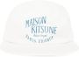 Maison Kitsuné Palais Royal Baseball Cap Milk Logo White Heren - Thumbnail 1