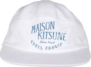Maison Kitsuné Milk Logo Baseball Cap White Heren