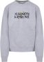 Maison Kitsuné Bloemen Comfort Sweatshirt H120 Lichtgrijs Melange Grijs Dames - Thumbnail 1