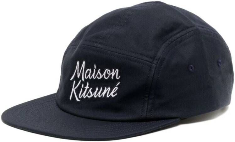 Maison Kitsuné Caps Blauw Heren