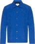 Maison Kitsuné Geïsoleerde jas met logo Blauw Heren - Thumbnail 1