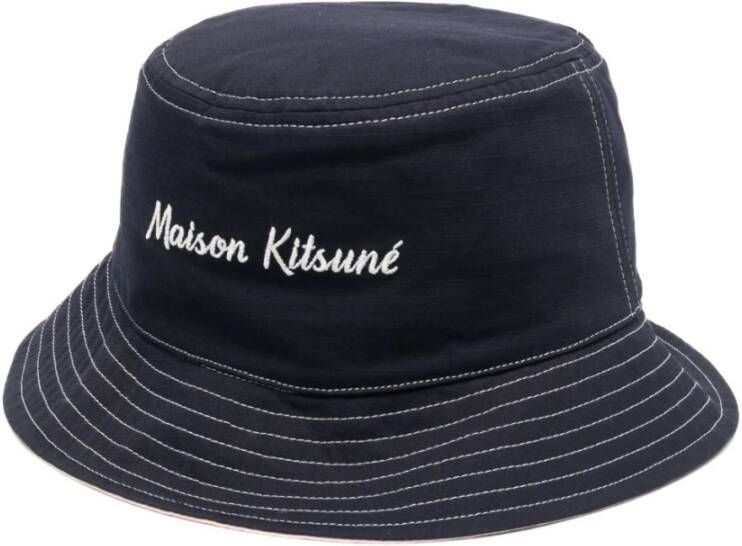 Maison Kitsuné Maison Kitsune' Hats Blauw Heren
