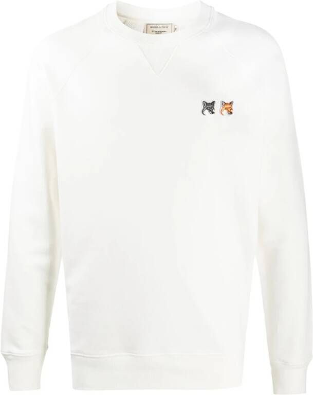 Maison Kitsuné Maison Kitsune' Sweaters Beige White Heren