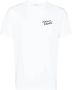 Maison Kitsuné Katoen Polyester Mini Handschrift T-shirt White Dames - Thumbnail 3