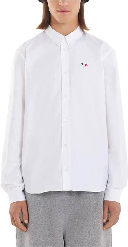 Maison Kitsuné Formal Shirts White Heren