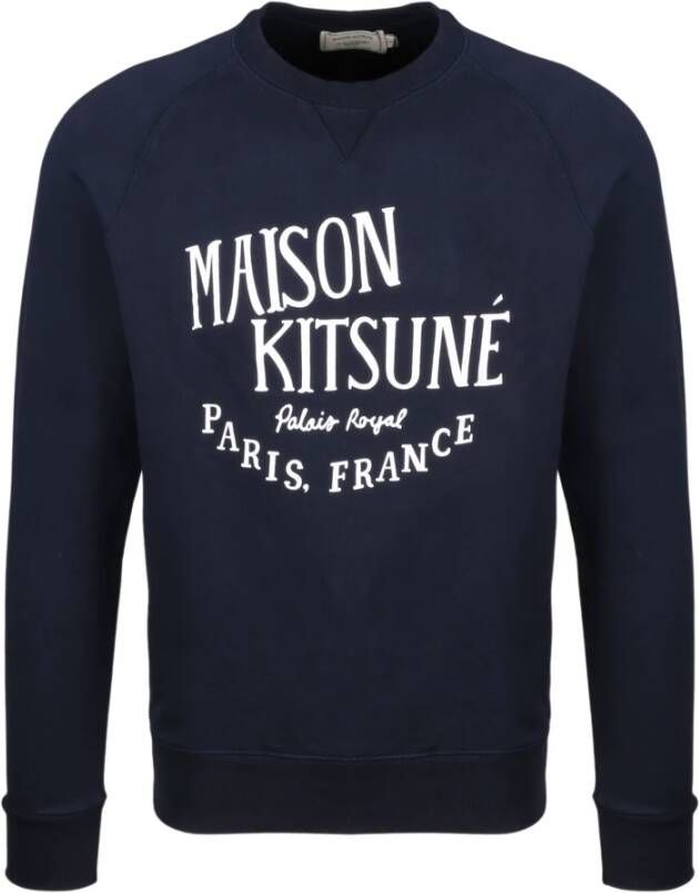 Maison Kitsuné Palais Royal Classic Sweatshirt Blauw Heren