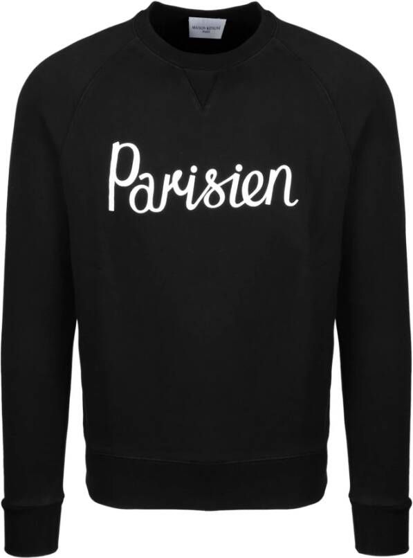 Maison Kitsuné Parisien Classic Sweatshirt Zwart Heren