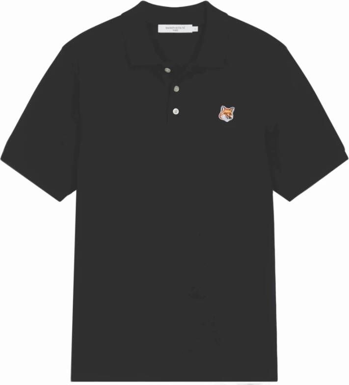 Maison Kitsuné Polo Shirt Zwart Heren