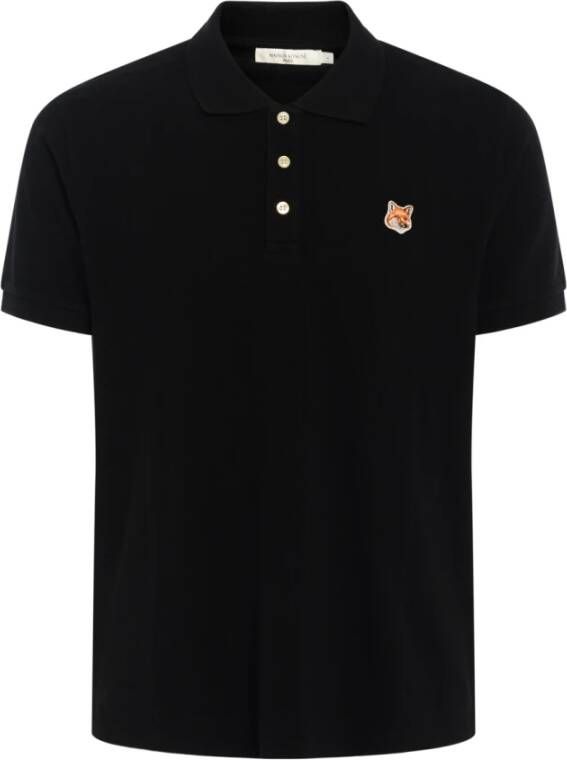 Maison Kitsuné Polo Shirts Zwart Heren