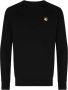 Maison Kitsuné Klassieke Zwarte Fox Head Sweatshirt Black Heren - Thumbnail 1