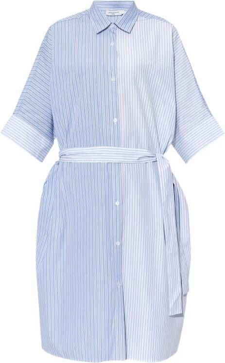 Maison Kitsuné Shirt Dresses Blauw Dames