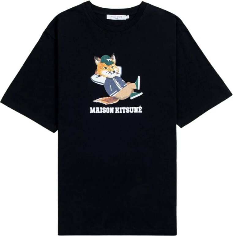 Maison Kitsuné Shirts Zwart Heren