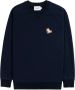 Maison Kitsuné Sweatshirt met dierenmotief Blauw Heren - Thumbnail 1