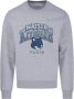Maison Kitsuné Grijze Sweatshirt met Logo Print Grijs Heren - Thumbnail 1