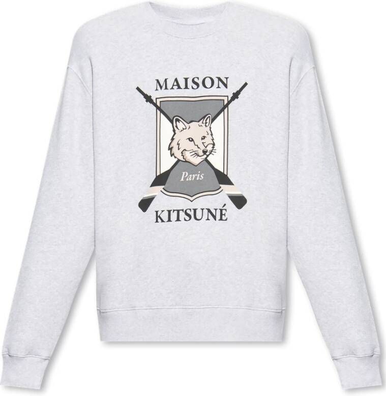 Maison Kitsuné Grijze Sweaters van Maison Kitsunè Gray Heren