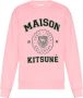 Maison Kitsuné Sweatshirt met logo Roze Heren - Thumbnail 1