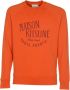 Maison Kitsuné Sweatshirt Oranje Heren - Thumbnail 1