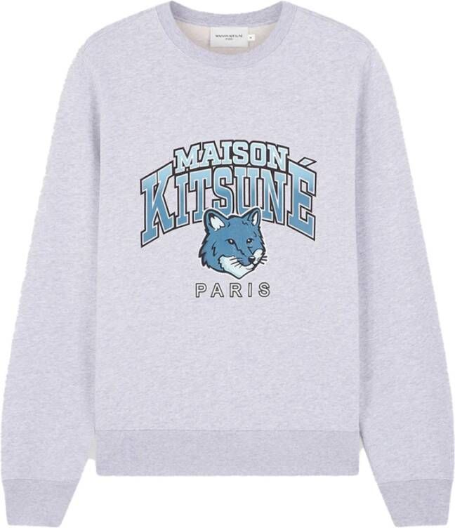 Maison Kitsuné Sweatshirt Wit Heren