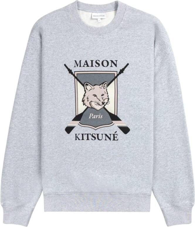 Maison Kitsuné Grijze Sweaters van Maison Kitsunè Gray Heren