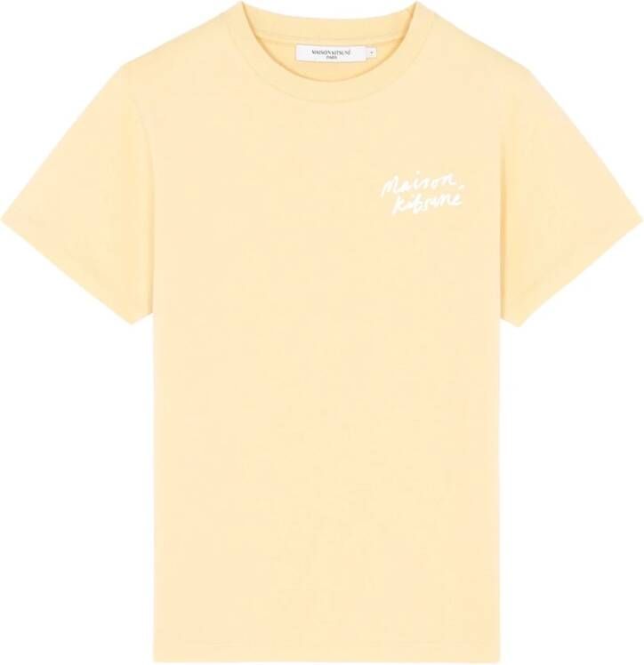 Maison Kitsuné Casual Katoenen T-shirt Orange Heren
