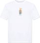 Maison Kitsuné Dressed Fox Crew Neck T-Shirt White Heren - Thumbnail 1