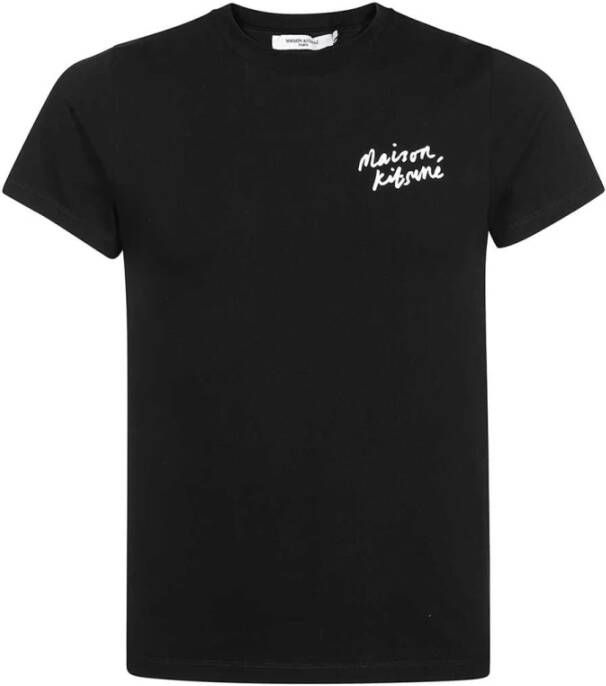 Maison Kitsuné T-Shirt Zwart Dames