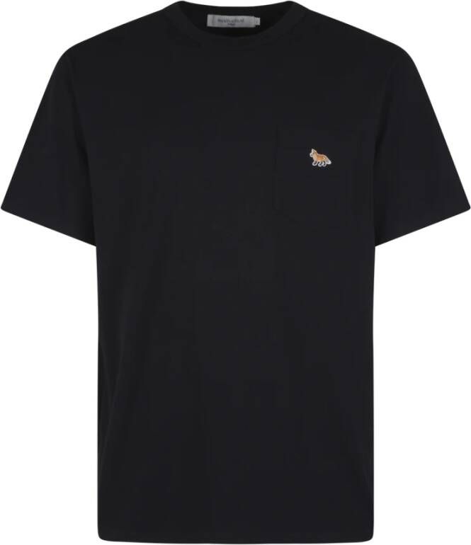 Maison Kitsuné t-shirt T-Shirts Black Heren