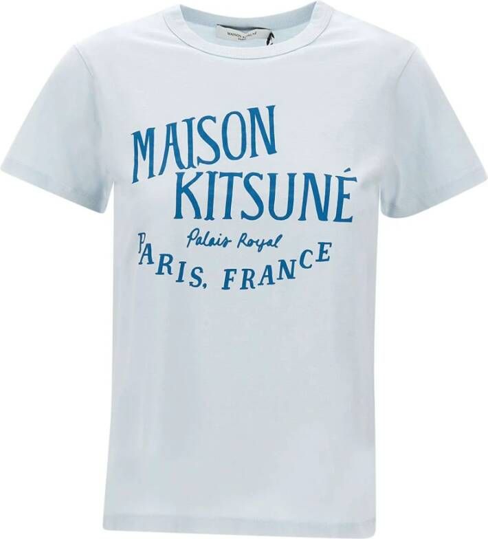 Maison Kitsuné T-Shirts Blauw