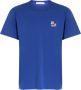 Maison Kitsuné T-shirts Blauw Heren - Thumbnail 1