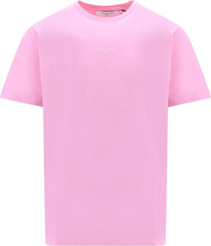 Maison Kitsuné T-Shirts Roze Heren