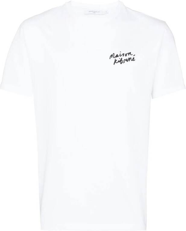 Maison Kitsuné T-Shirts White Heren