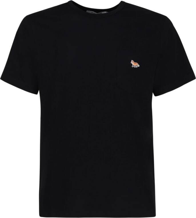 Maison Kitsuné t-shirt T-Shirts Black Heren