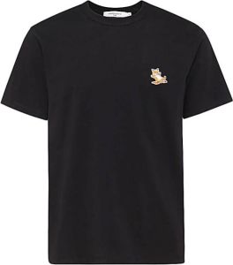 Maison Kitsuné Chillax FOX T-Shirt Zwart Unisex