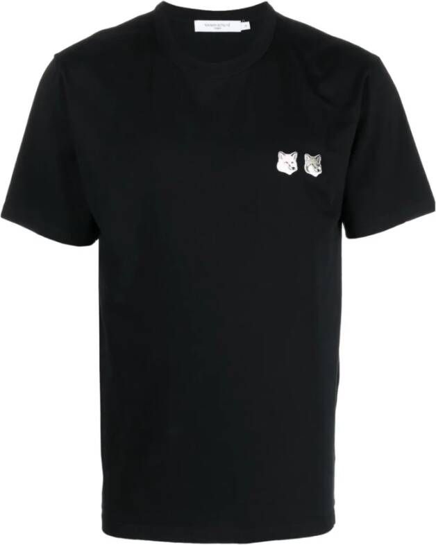 Maison Kitsuné T-shirts Zwart Heren